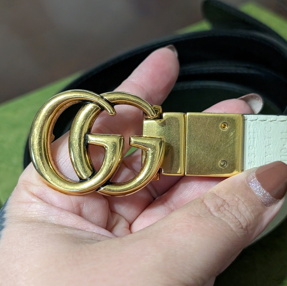 Gucci Marmont Reversible Thin Belt Size 110 - Picture 3 of 16